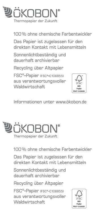 Ökobon 62/50m/12 mit Ökobon Infotext